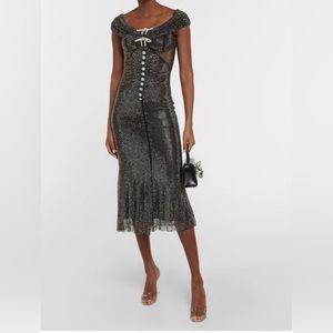 Self-portrait Crystal-embellished Dress